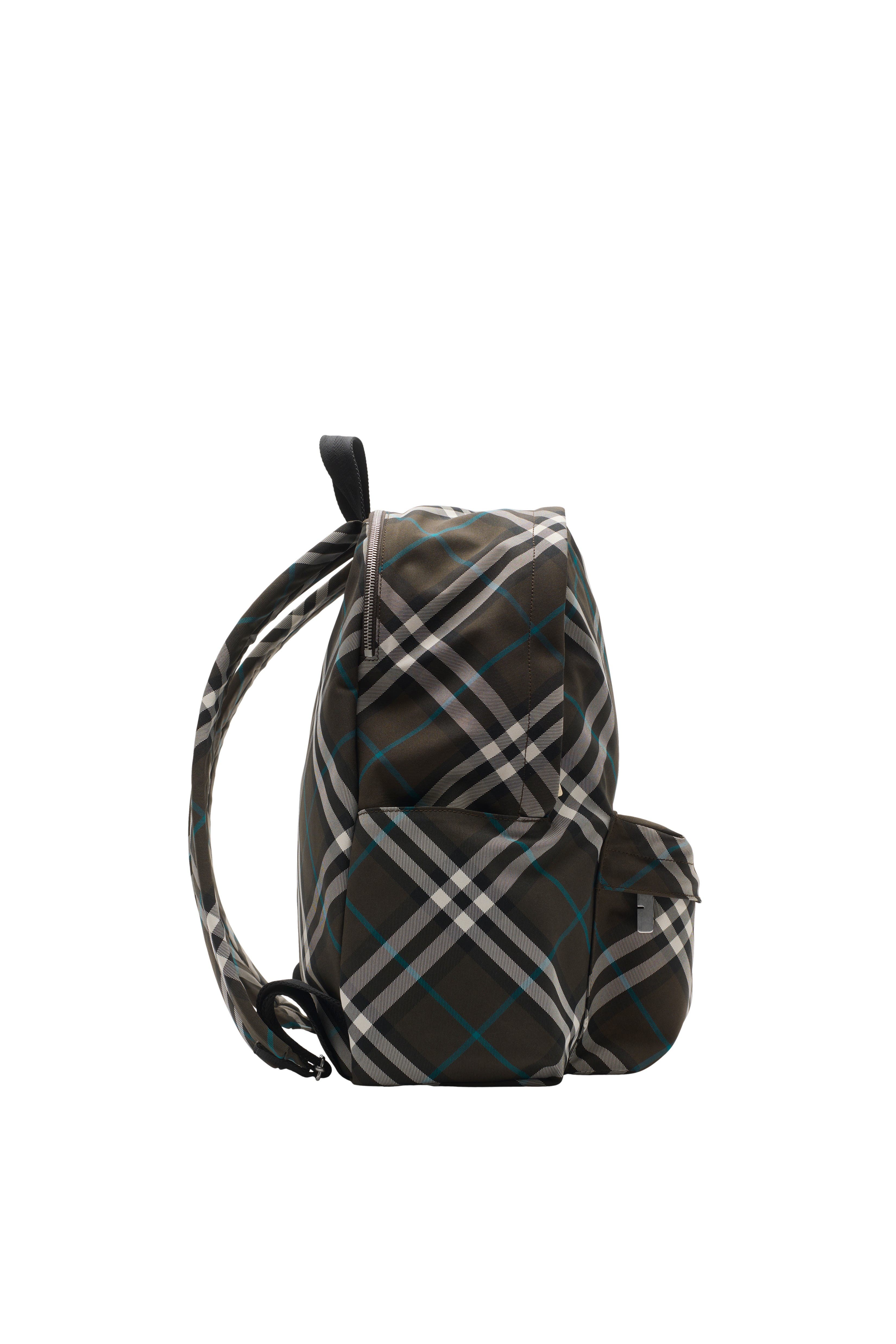 Burberry Check Backpack, Alternate, color, Snug