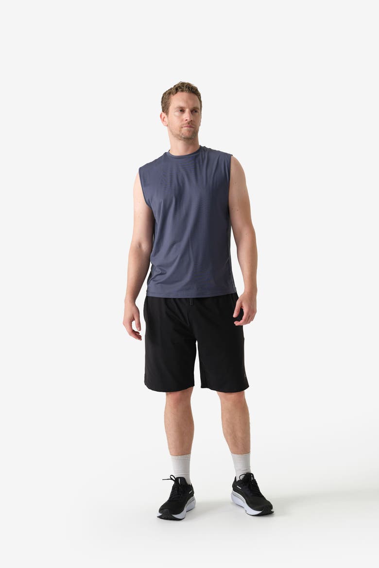 Men's Baseline DriComfort Tank Top, Alternate, color, Arctic Blue