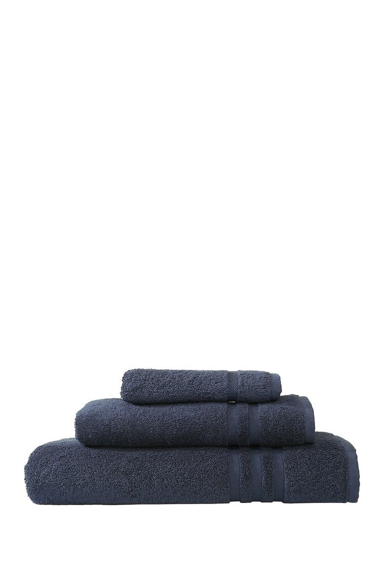 Denzi 3-Piece Towel Set - Twilight Blue, Main, color, TWILIGHT BLUE