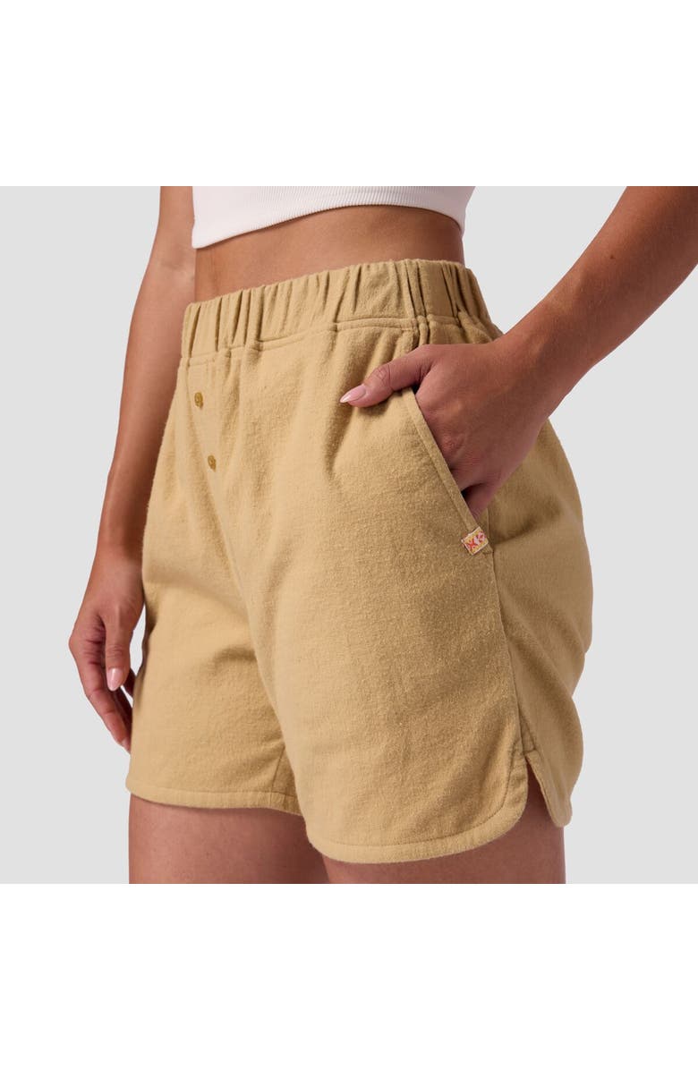 Stoic Finnley Flannel Short - Women's, Alternate, color, Taos Taupe