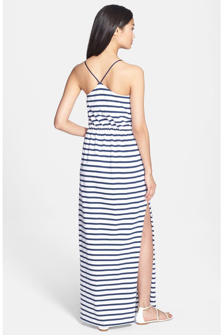 Stripe Jersey Maxi Dress, Alternate, color, MULTI