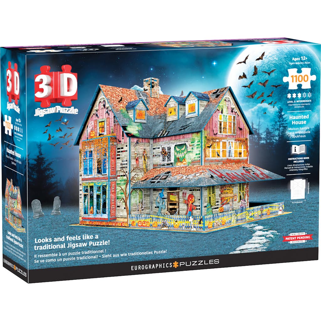 Eurographics Haunted House 3D Puzzle 1100 Pieces in Multicolored  product