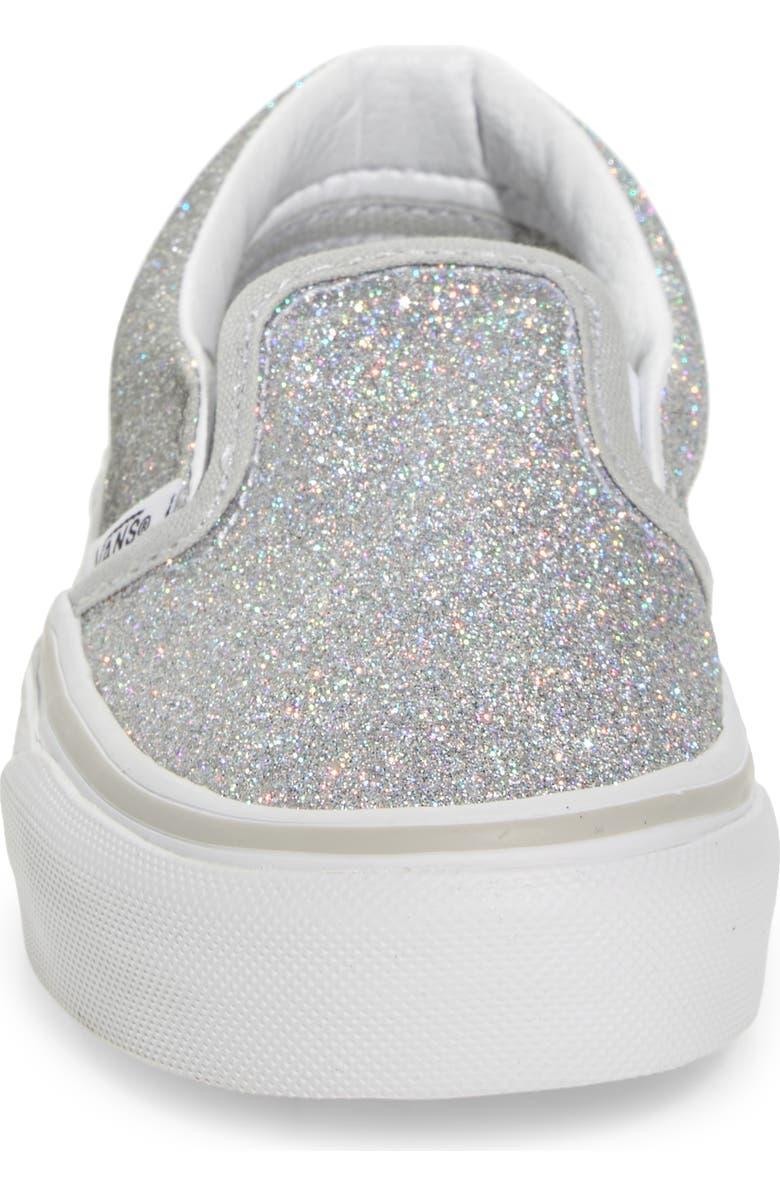 Vans Classic Slip-On Glitter Sneaker, Alternate, color,