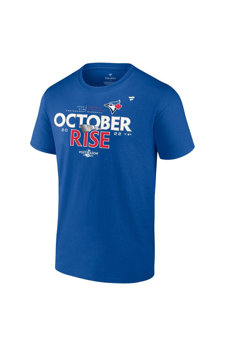 FANATICS Men's Fanatics Branded Royal Toronto Blue Jays 2022 Postseason Locker Room Big & Tall T-Shirt, Alternate, color, 