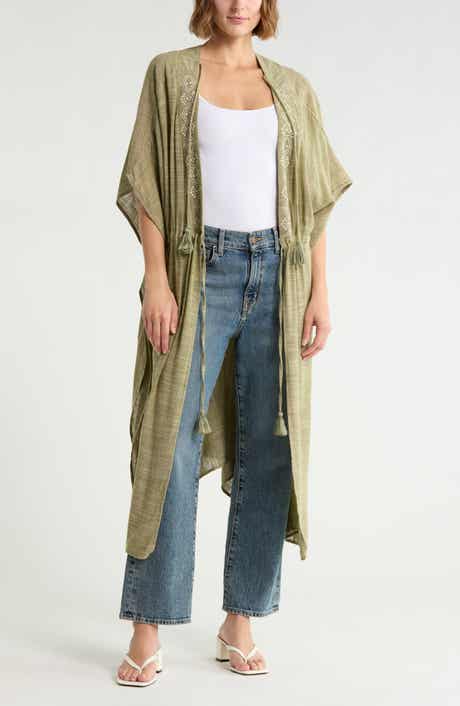 Tassel & Embroidered Duster