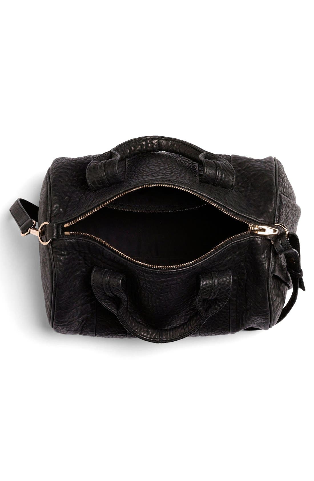 Alexander Wang 'Rocco - Rosegold' Leather Satchel, Alternate, color, 