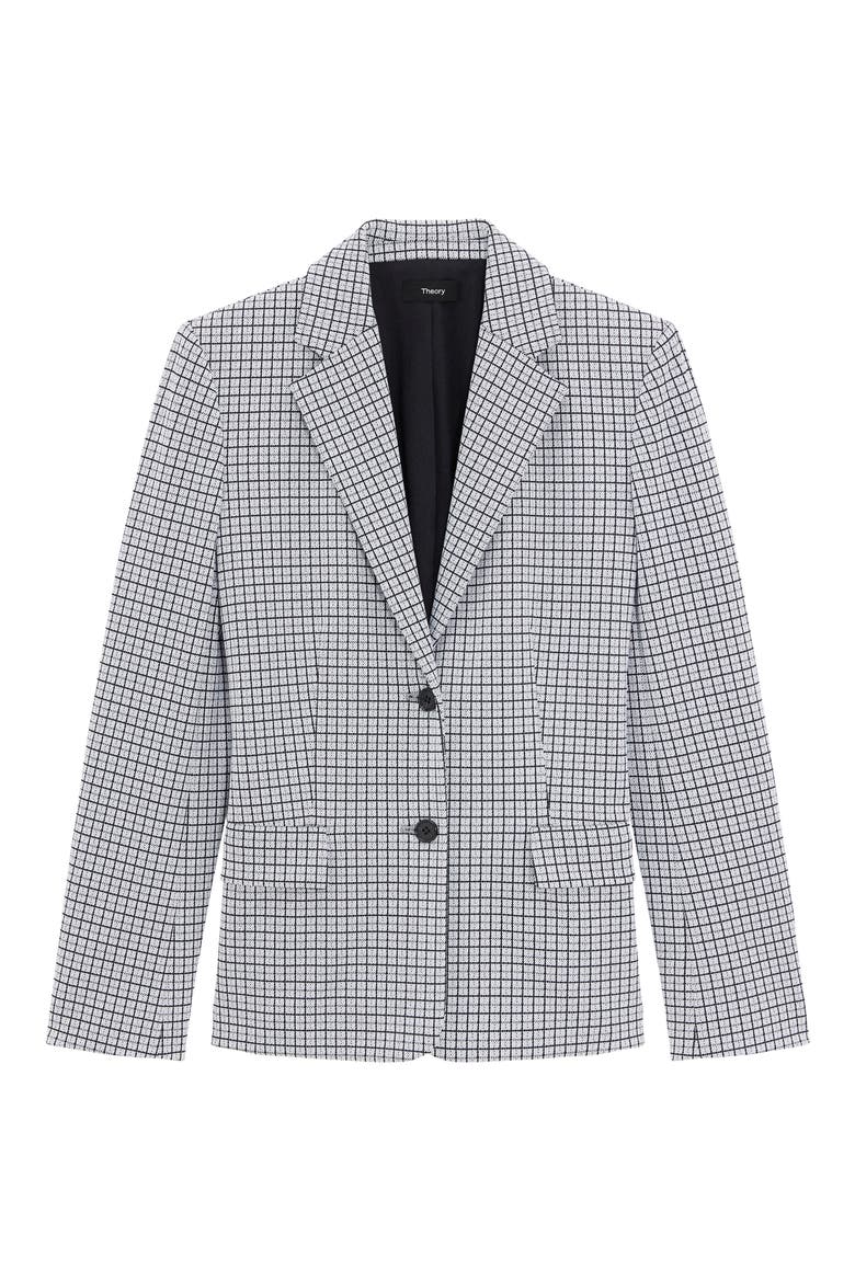 Two-Button Blazer, Alternate, color, FOG MULTI