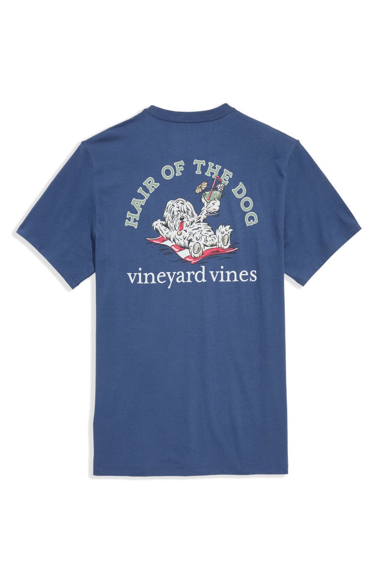 vineyard vines Hair of the Dog Graphic T-Shirt, Alternate, color, Moonshine