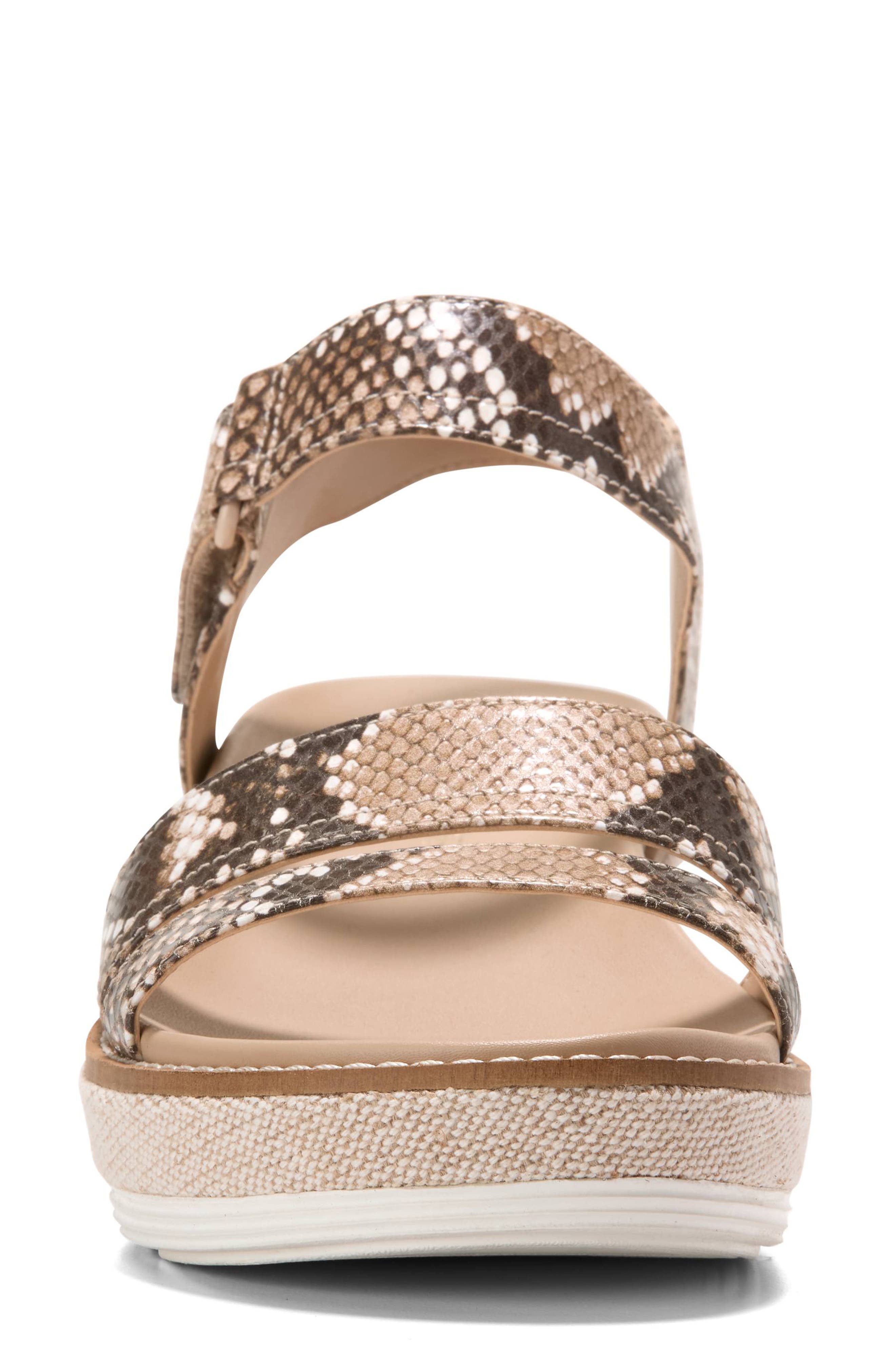 OriginalGrand Peyton Flatform Sandal, Alternate, color, DUNE SNAKE PRINT LEATHER