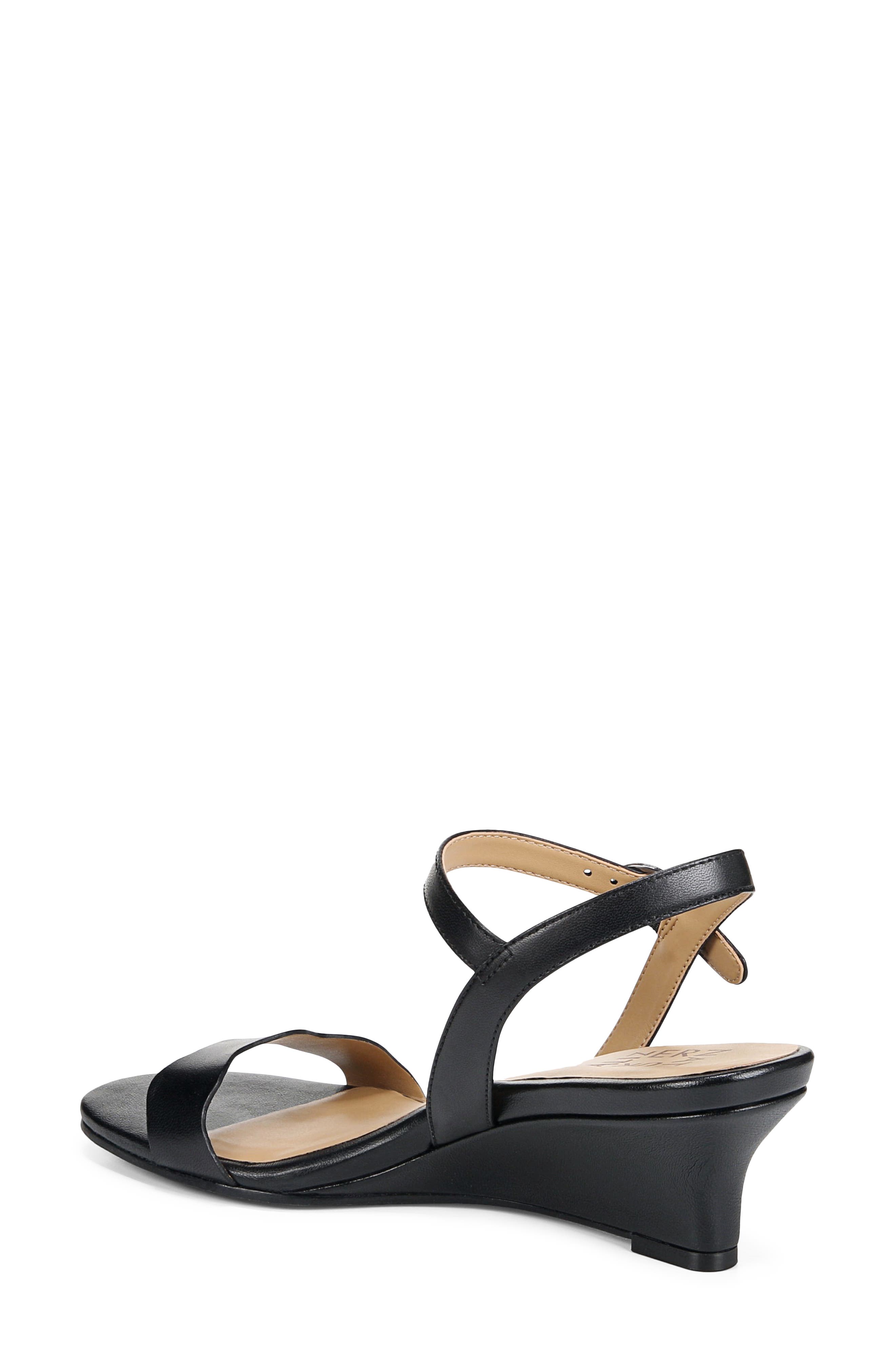 Naturalizer Lacey Ankle Strap Wedge Sandal, Alternate, color, 
