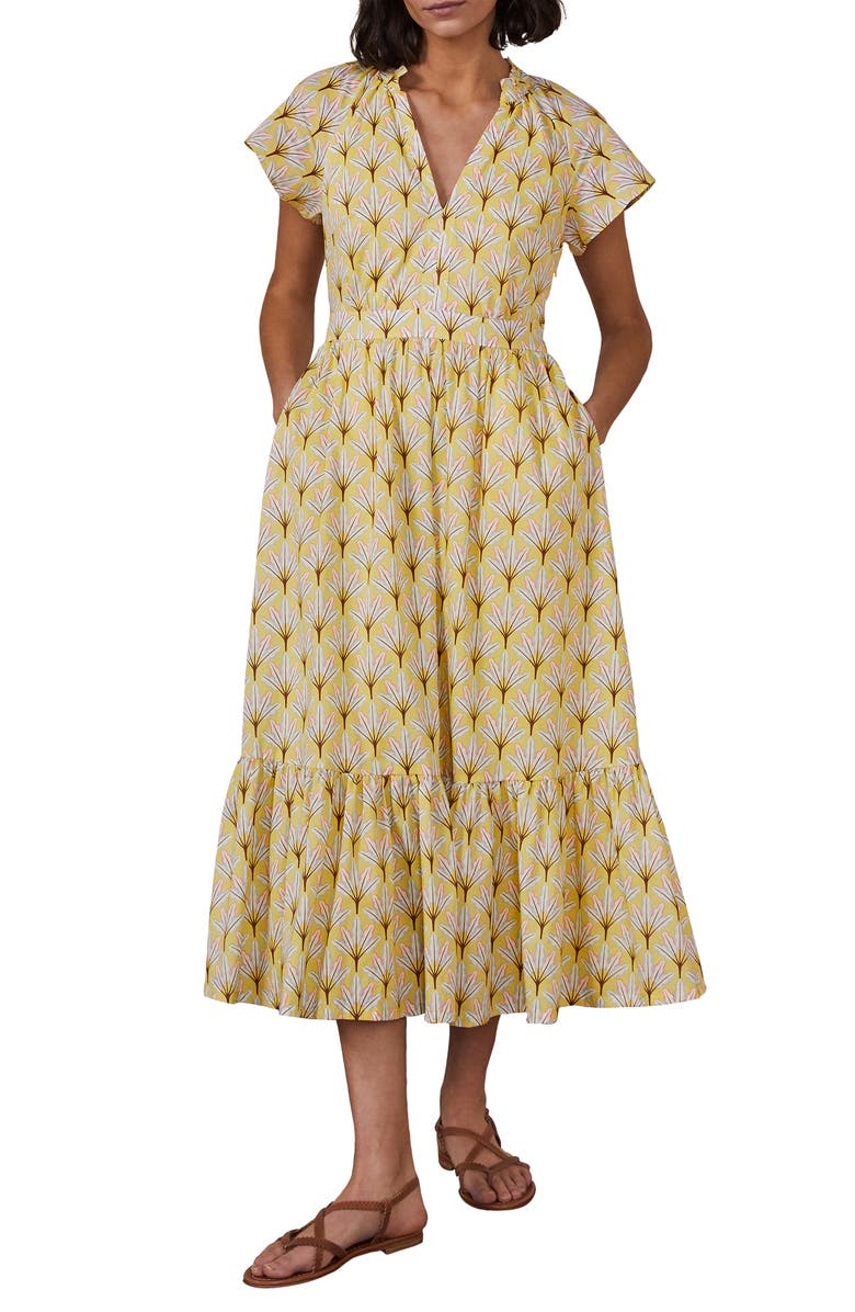 Boden Bernadette Cotton Midi Dress, Main, color,