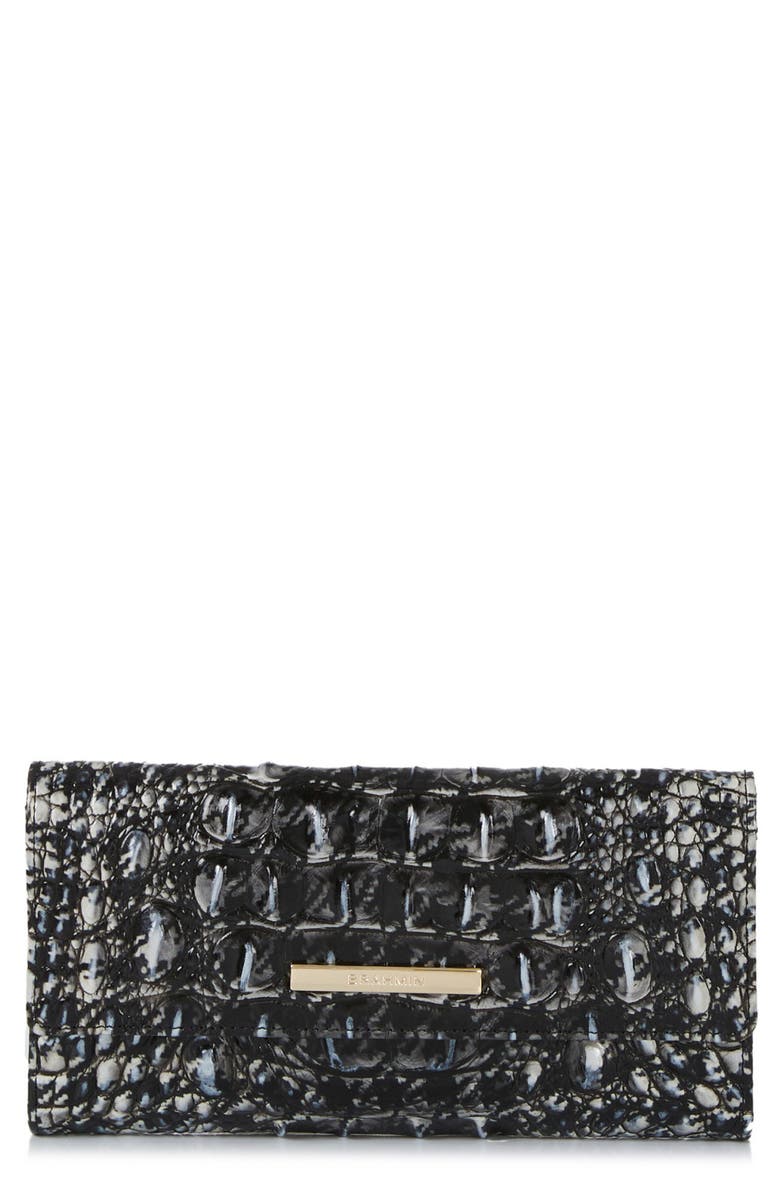 Brahmin Cordelia Croc Embossed Wallet, Main, color,