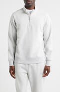Zella Vital Fleece Quarter Zip Pullover