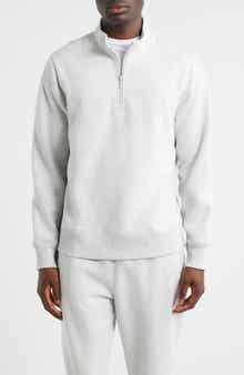 Zella Vital Fleece Quarter Zip Pullover