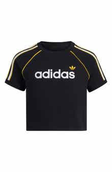 Kids' 3-Stripes Crop T-Shirt