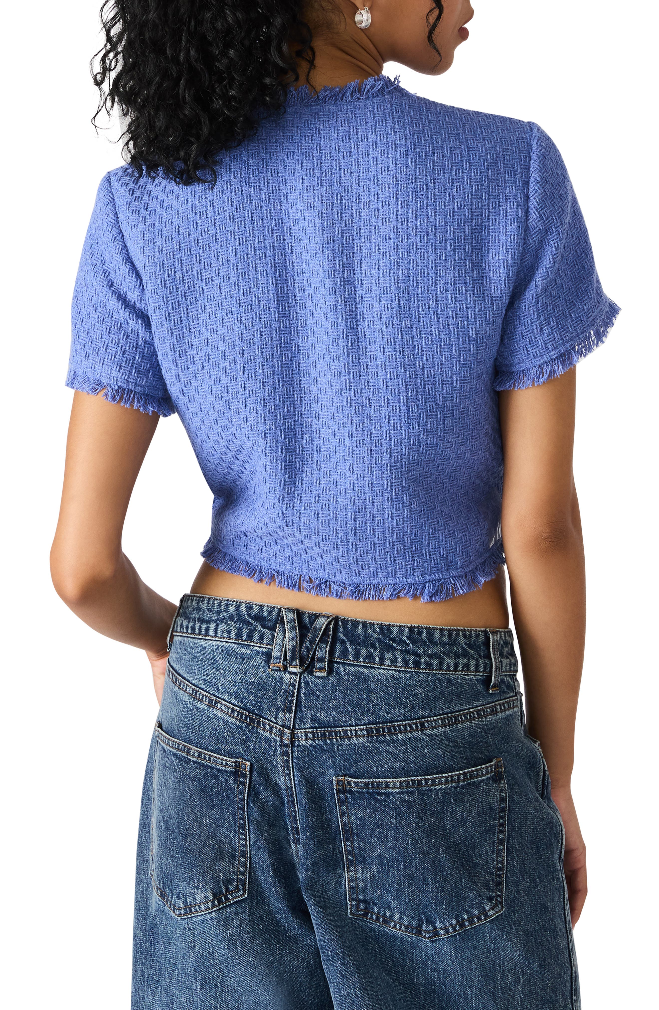 Laylah Tweed Crop Top - image 2