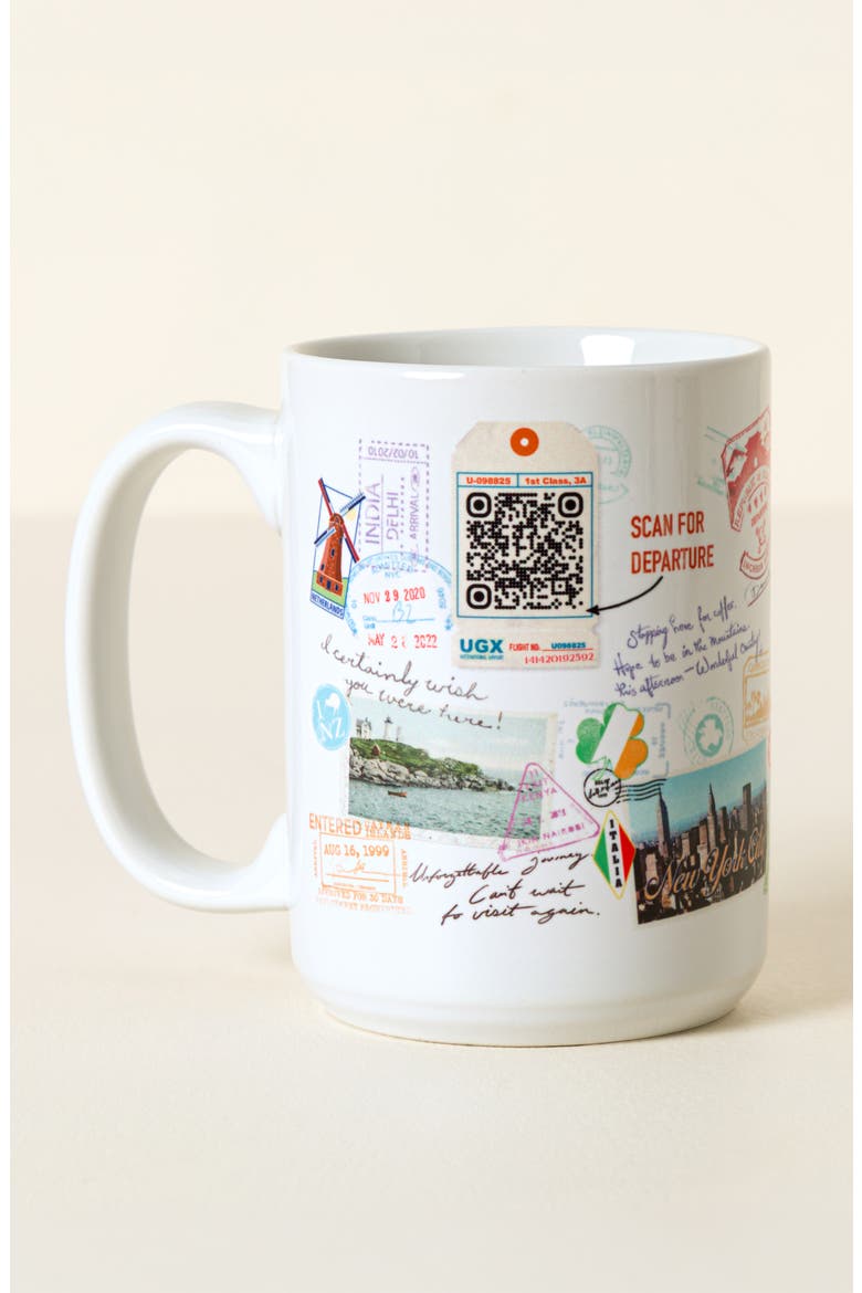 Travel the World in 365 Days QR Mug, Alternate, color, Multi