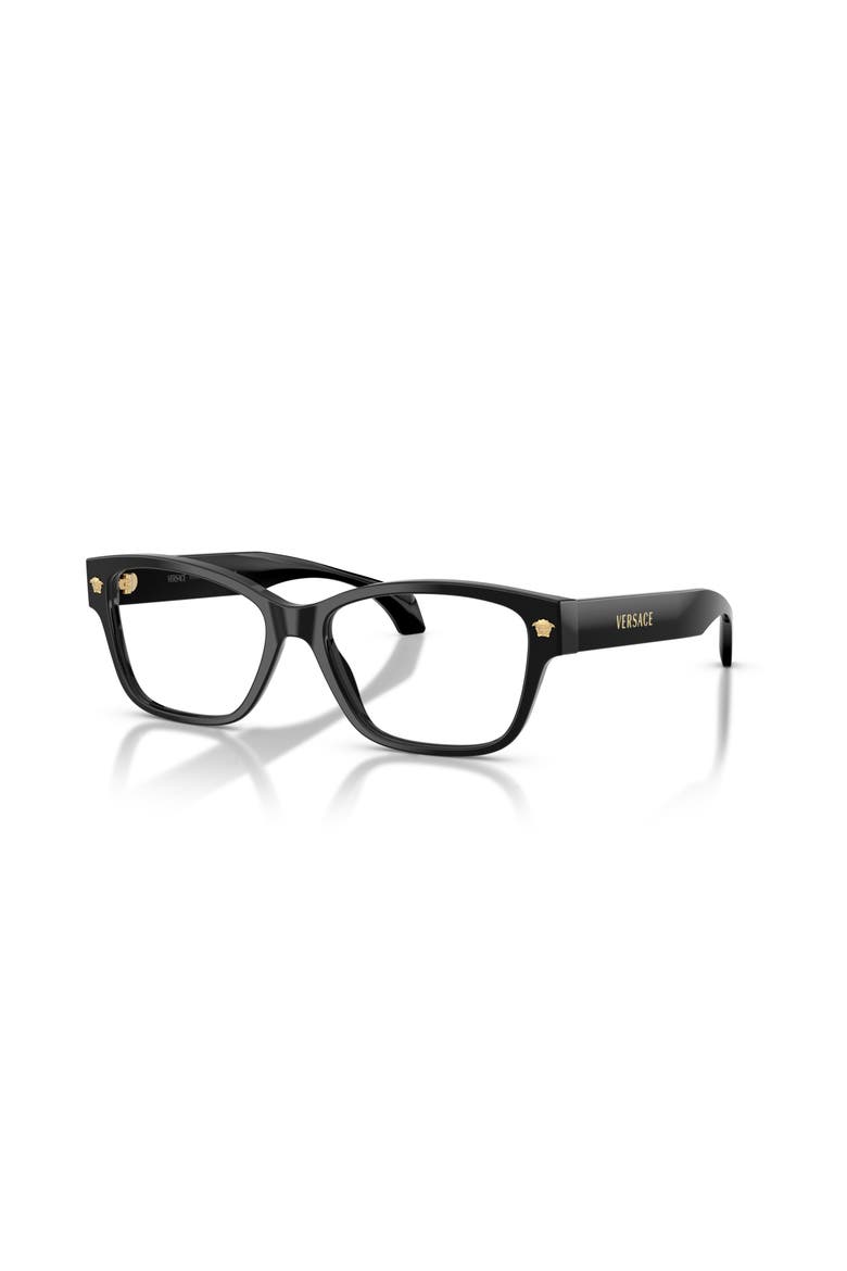 54mm Cat Eye optical glasses, Main, color, Black