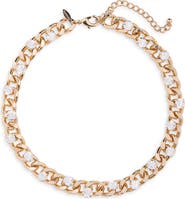 Tasha Crystal Chain Link Necklace