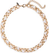 Tasha Crystal Chain Link Necklace