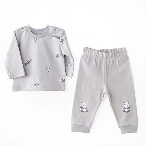 Keep Smiling Panda Outfit Duo (Toddler)
