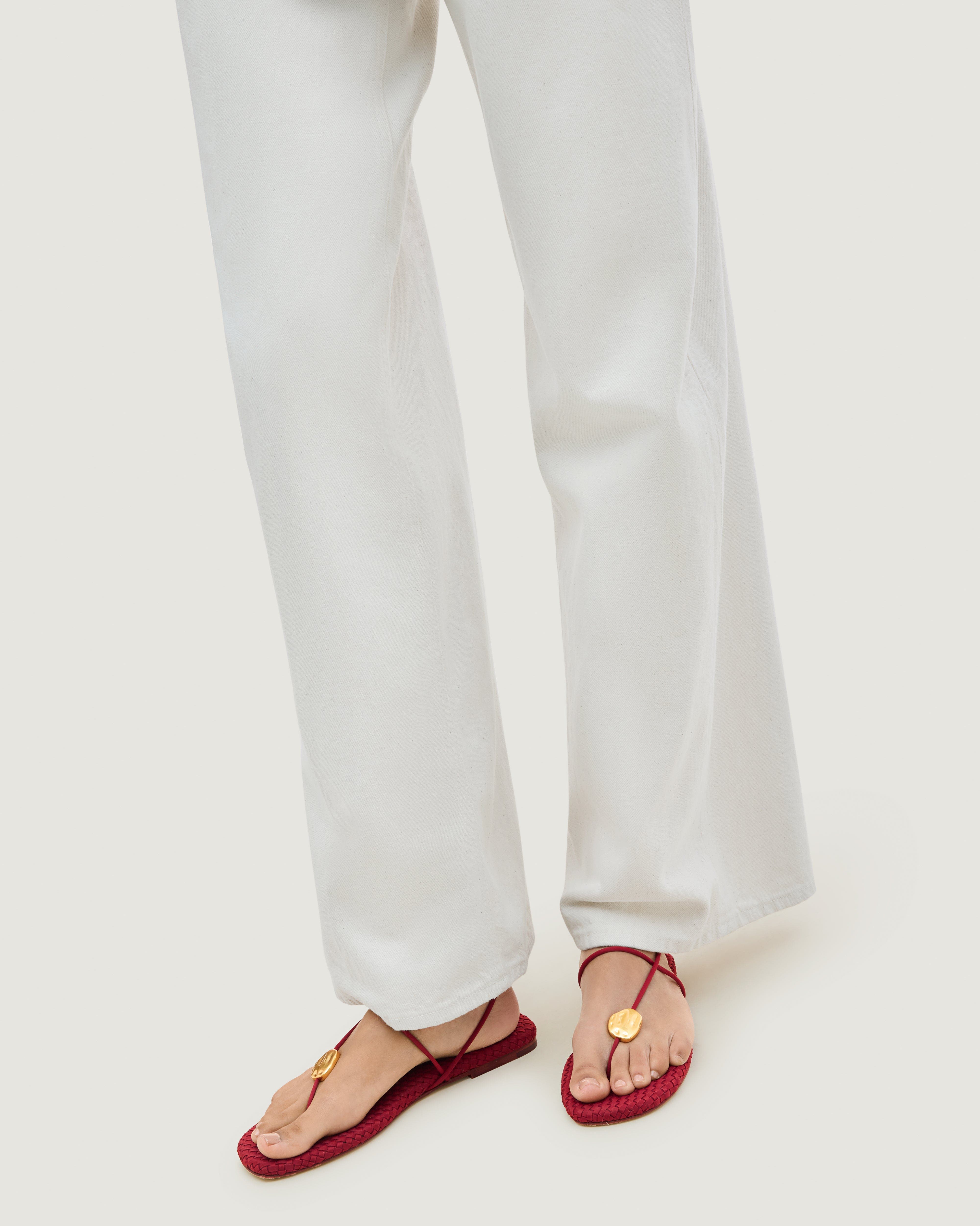 Gaia Sandal, Alternate, color, Rosso