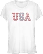 Lost Gods Juniors Lost Gods USA Star Fill Classic T Shirt