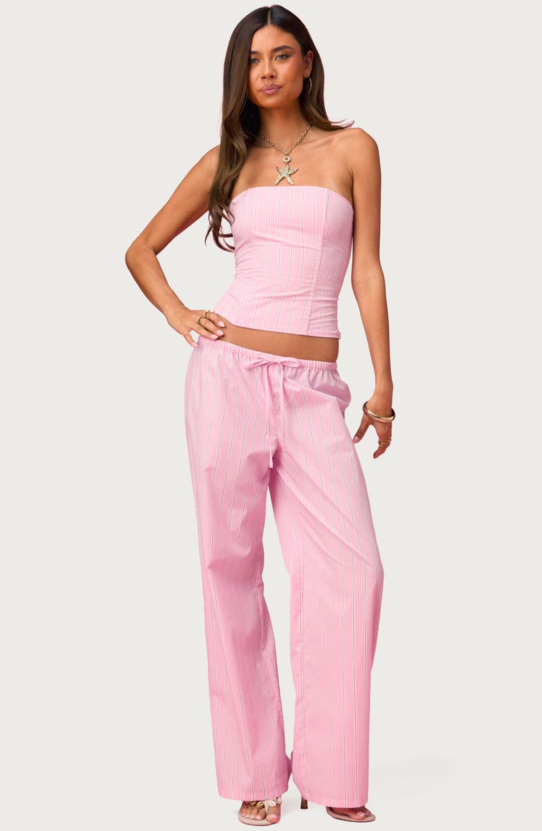 EDIKTED Icon Stripe Pants, Alternate, color,