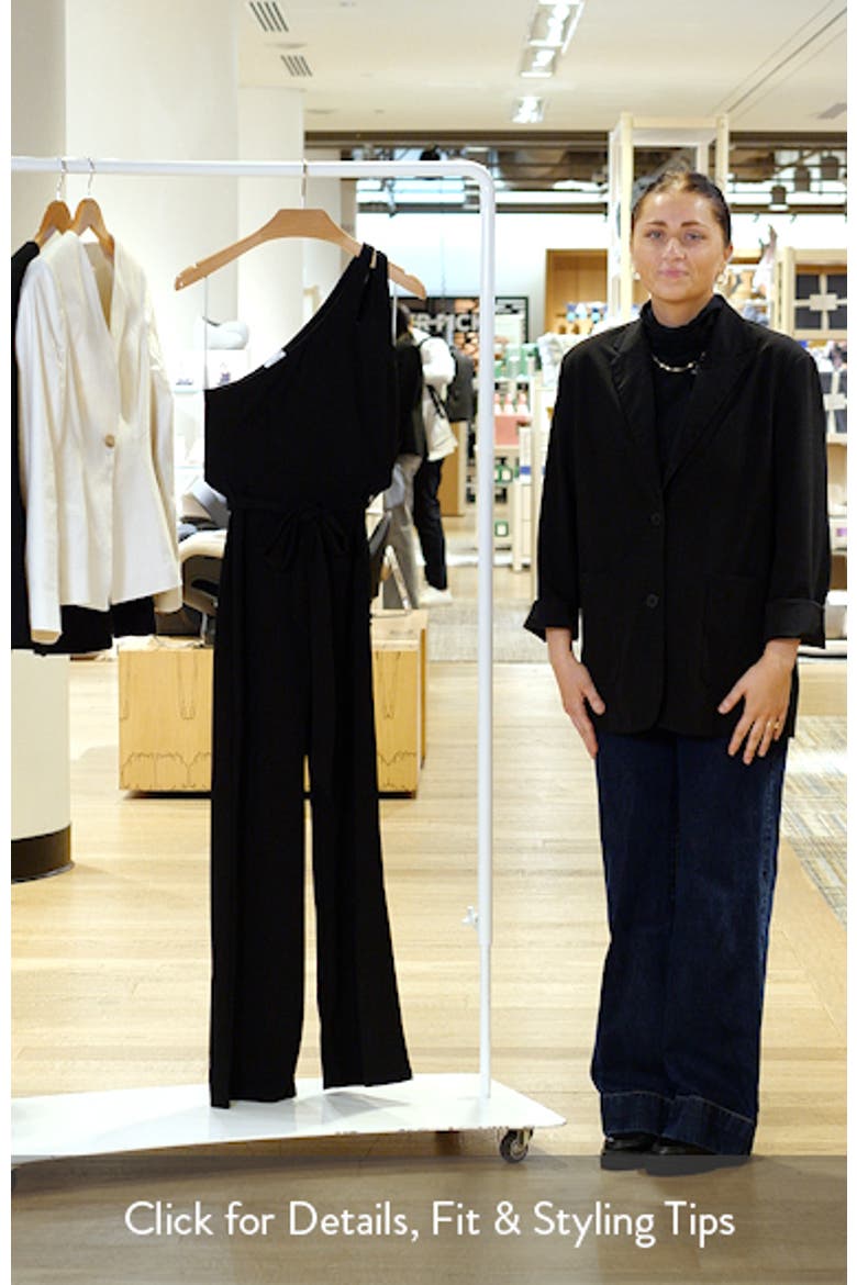 Harlow One-Shoulder Jumpsuit video