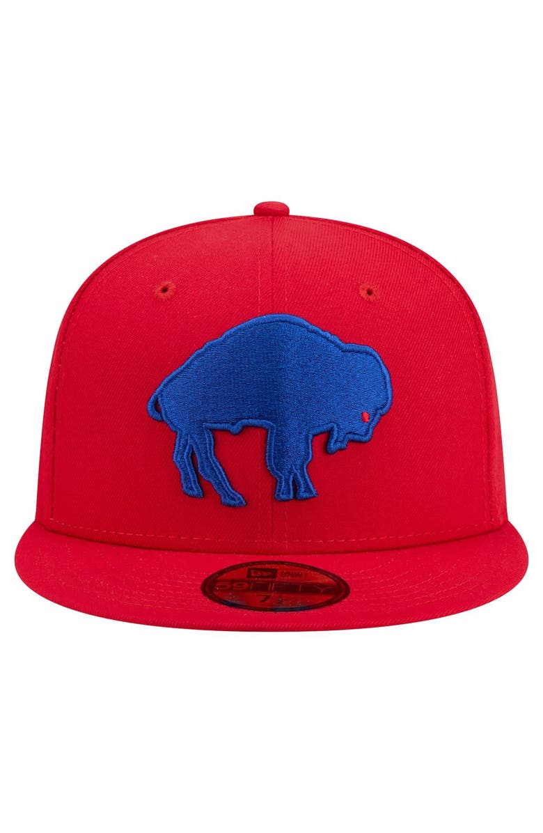 New Era Men's New Era Red Buffalo Bills 59FIFTY Fitted Hat, Alternate, color, Red