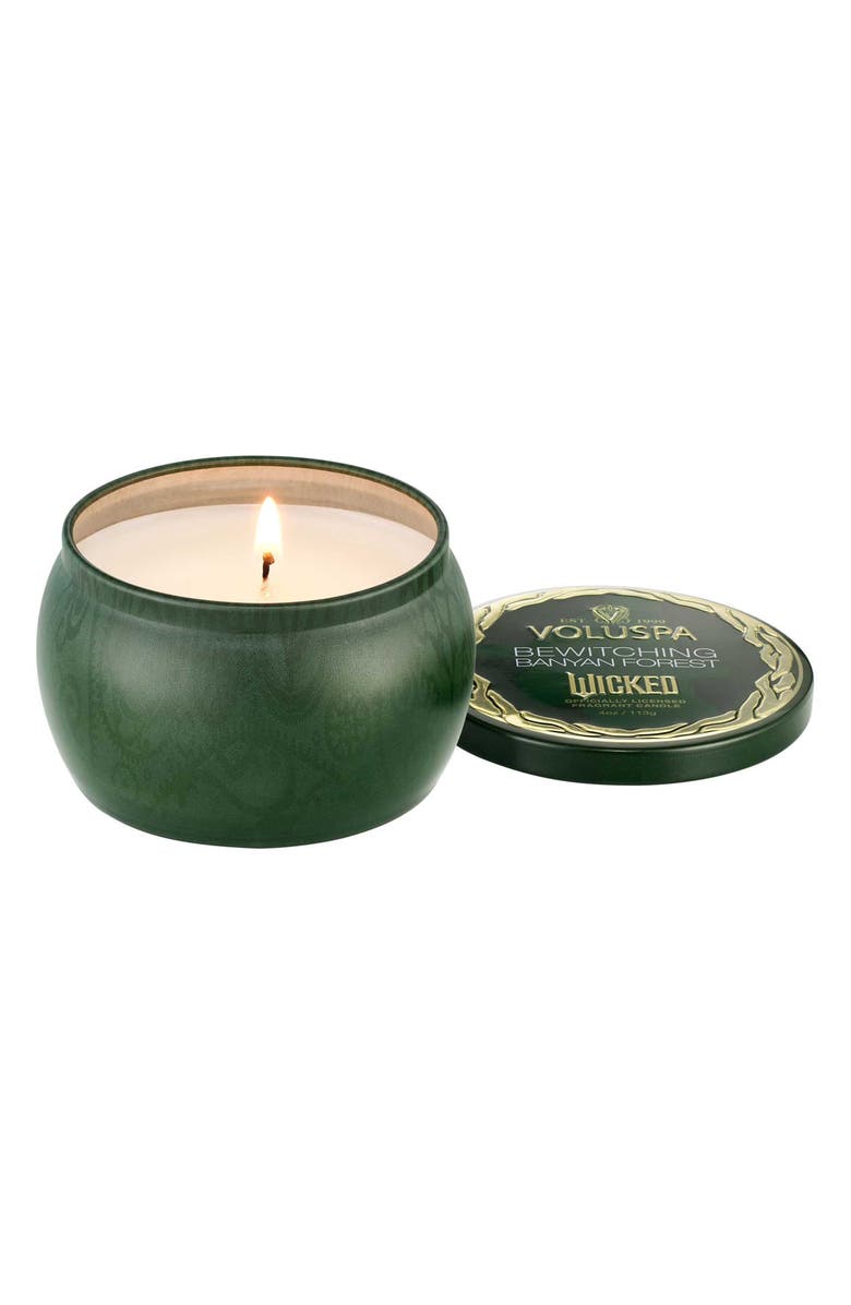 Voluspa Wicked Bewitching Banyan Forest Mini Tin Candle, Main, color, Elphaba