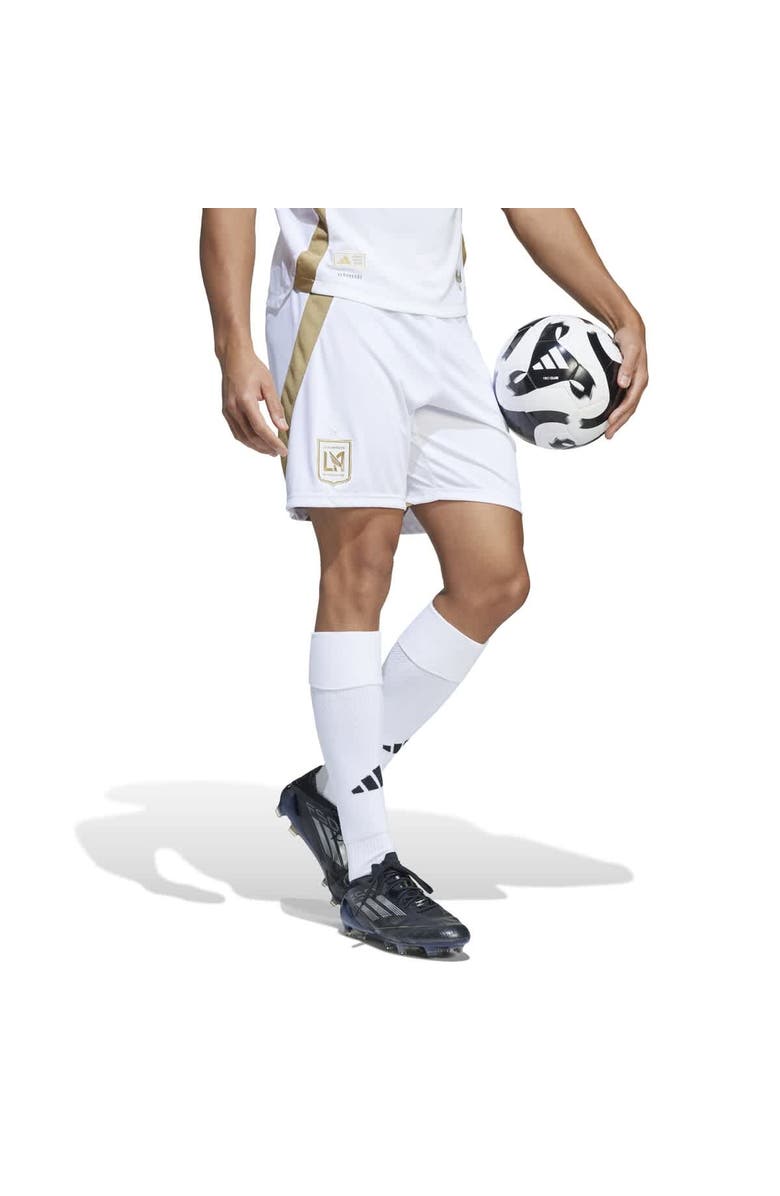 adidas Men's adidas  White LAFC Away 2025 Secondary Authentic Shorts, Alternate, color, White