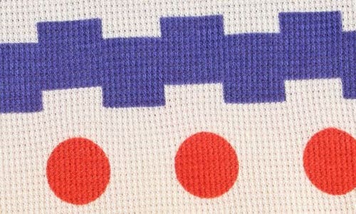 Bobo Choses White T-shirt For Babykids With Geometric Print In White Multicolor