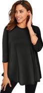 Jessica London Stretch Knit Swing Tunic