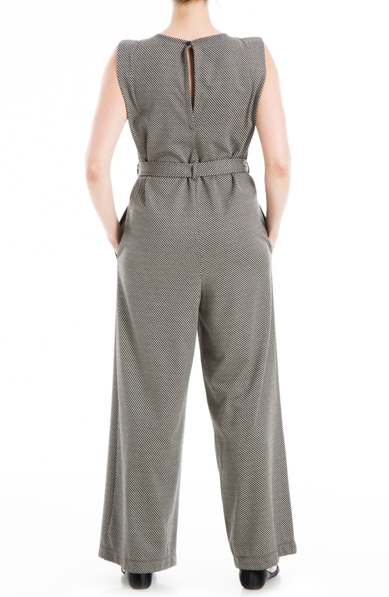 MAX STUDIO Sleeveless Tie Front Jumpsuit, Alternate, color, 