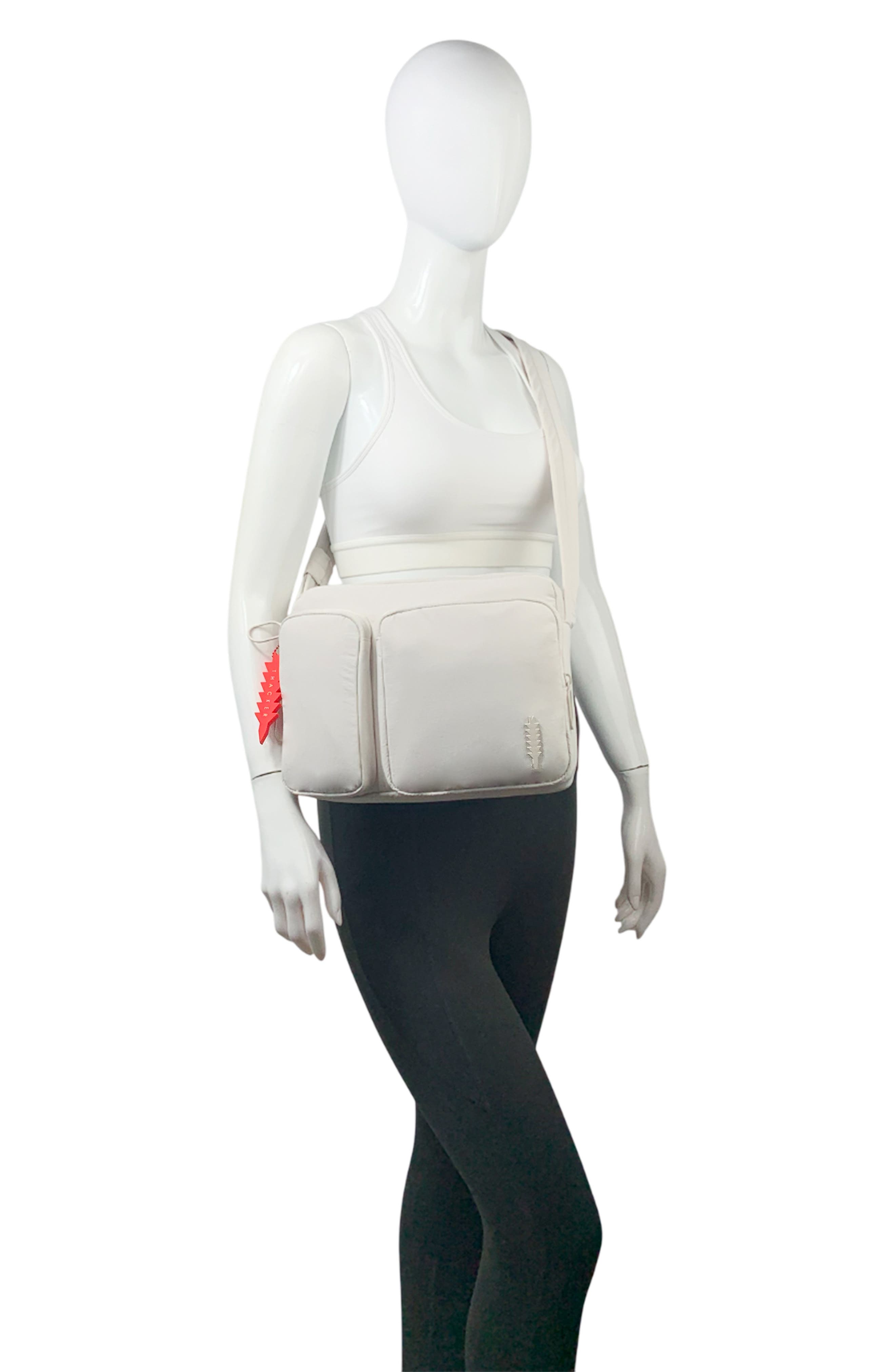 Thacker Kacy Nylon Crossbody Bag, Alternate, color, Linen