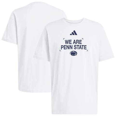 Men's adidas White Penn State Nittany Lions Slogan Cotton T-Shirt