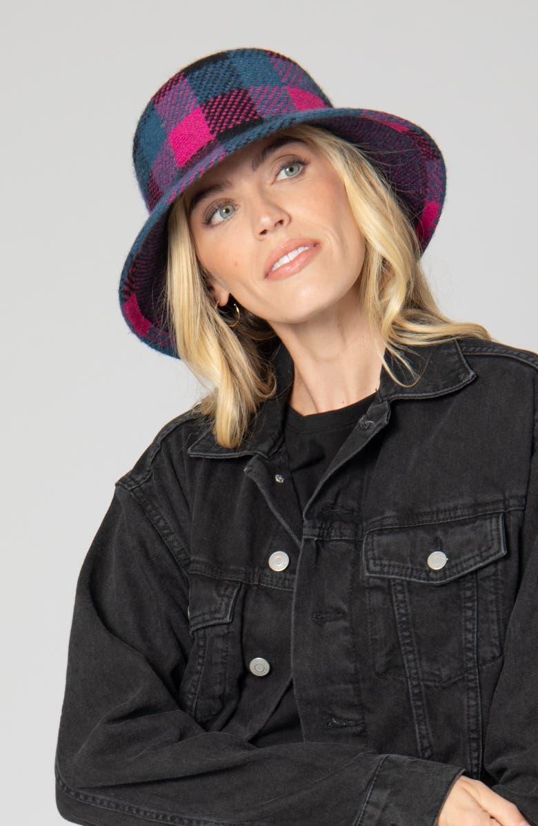 San Diego Hat Plaid Bucket Hat, Alternate, color, Plaid