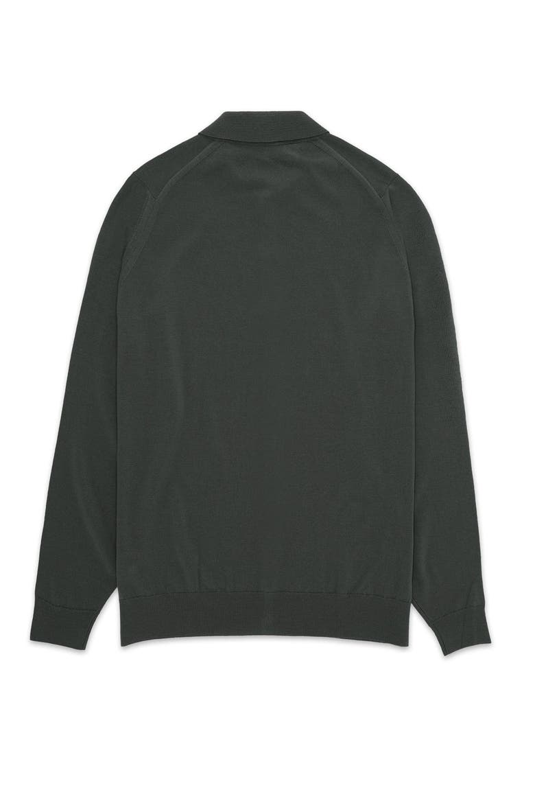Tibor Merino Wool Shirt, Alternate, color, Bottle Green