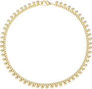 Adornia 14K Gold Plated Bell Charm Anklet