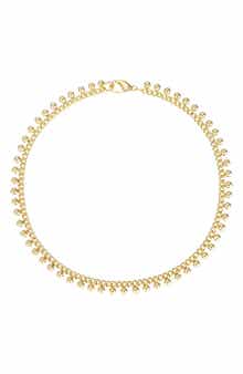 Adornia 14K Gold Plated Bell Charm Anklet