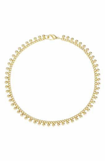 14K Gold Plated Bell Charm Anklet