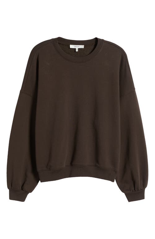 Frame Travel Cotton-blend Sweatshirt In Brown
