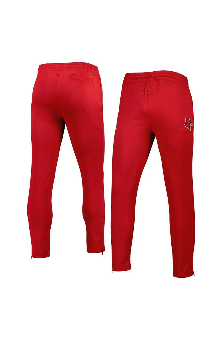 adidas Men's adidas Red Louisville Cardinals AEROREADY Tapered Pants, Main, color, 