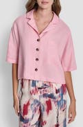 DKNY Linen Camp Shirt