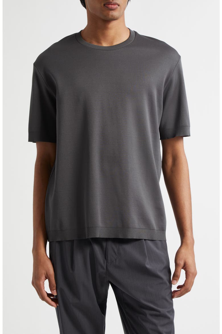 Cotton Jersey T-Shirt, Main, color, GREY