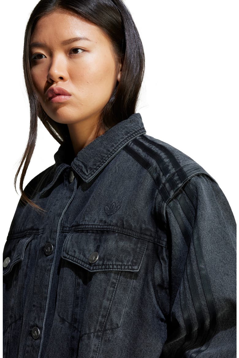 Adilenium Season 3 Denim Shirt Jacket, Alternate, color, BLACK