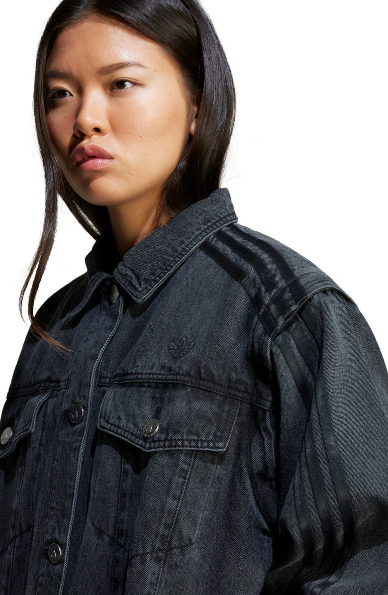 adidas Originals Adilenium Season 3 Denim Shirt Jacket, Alternate, color, 