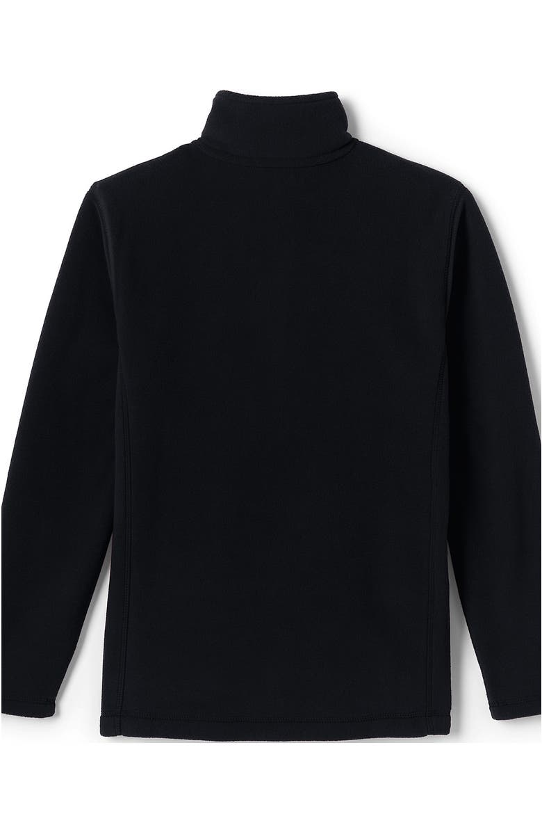 Lands' End Kids Mid-weight Fleece Jacket, Alternate, color, Black