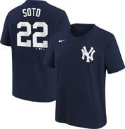 Nike Youth Nike Juan Soto Navy New York Yankees Home Player Name & Number T-Shirt